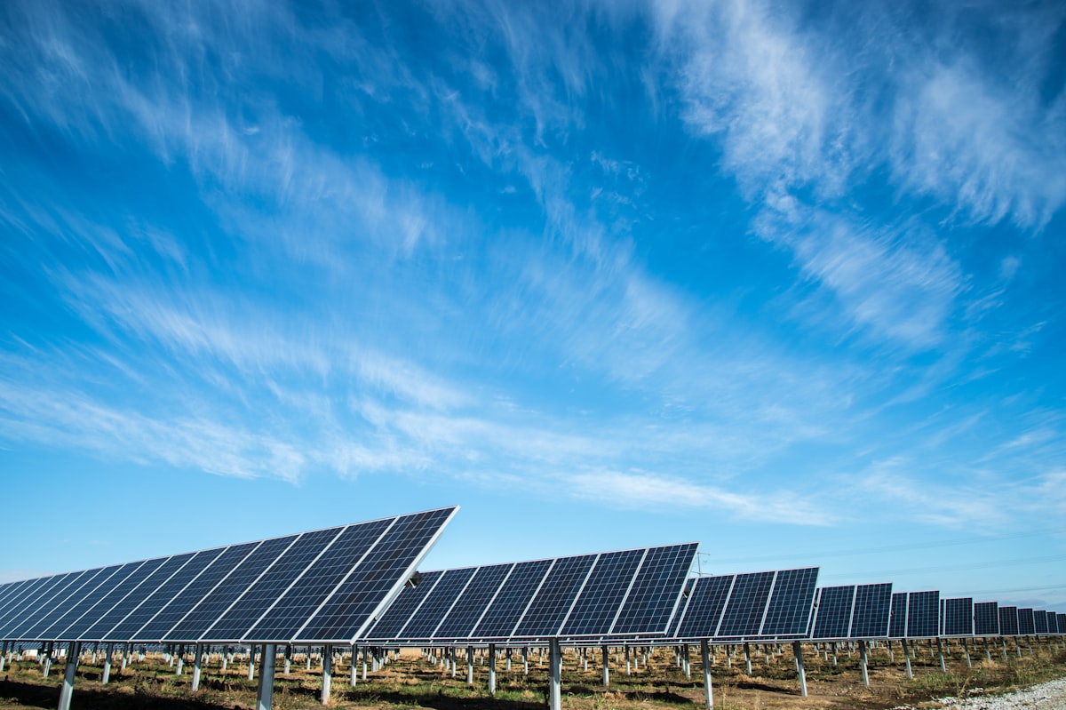 Rooftop solar array